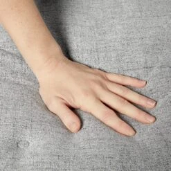 Frisco Faux Linen Corner Personalized Bolster Dog Bed W/Removable Cover, Harbour Blue, XL -Chewy 262161 PT6. AC SS1800 V1615570057