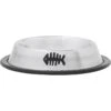 Frisco Fish Print Non-Skid Stainless Steel Dish Cat Bowl -Chewy 277583 MAIN. AC SS1800 V1627933347
