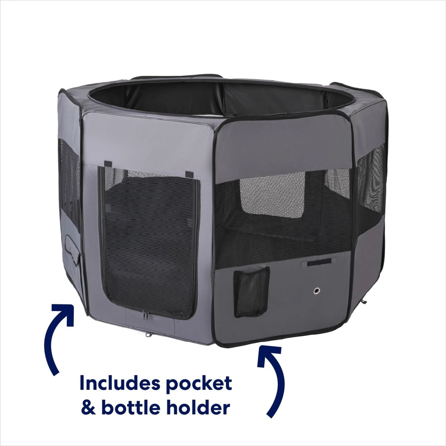 Frisco Soft-Sided Dog, Cat & Small Pet Exercise Playpen 6 Frisco Soft-Sided Dog, Cat & Small Pet Exercise Playpen - Image 4