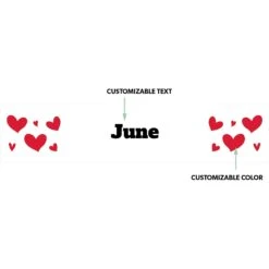 Frisco Hearts Ceramic Personalized Dog Bowl -Chewy 286995 PT1. AC SS1800 V1635967589