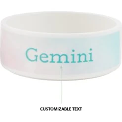 Frisco Watercolors Ceramic Personalized Dog Bowl -Chewy 296664 PT6. AC SS1800 V1625860864