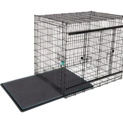Frisco Heavy Duty Enhanced Lock Sliding Double Door Fold & Carry Wire Dog Crate & Mat Kit, 54 Inch -Chewy 297463 PT4. AC SS1800 V1633115460