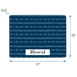 Frisco Mudcloth Personalized Dog & Cat Placemat -Chewy 299552 PT3. AC SS1800 V1636120356