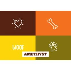 Frisco Woof Personalized Dog & Cat Placemat -Chewy 299560 PT2. AC SS1800 V1636048522