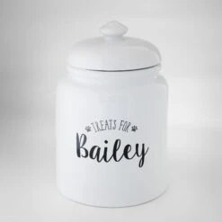 Frisco Ceramic "Treats For" Personalized Treat Jar, 13 Cup, 104oz -Chewy 301185 PT3. AC SS1800 V1630731988