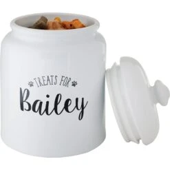 Frisco Ceramic "Treats For" Personalized Treat Jar, 13 Cup, 104oz -Chewy 301185 PT4. AC SS1800 V1630732926