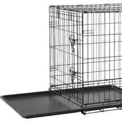 Frisco Fold & Carry Single Door Collapsible Wire Dog Crate & Frisco Premium Extra Large Printed Dog Training & Potty Pads -Chewy 303438 PT1. AC SS1800 V1623040670