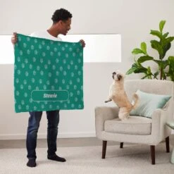 Frisco Personalized Paws Sherpa Cat & Dog Blanket, 30" X 40" -Chewy 303840 PT5. AC SS1800 V1637609559