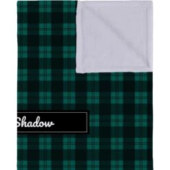 Frisco Personalized Plaid Soft Fleece Cat & Dog Blanket, 30" X 40" -Chewy 303999 PT2. AC SS1800 V1637609803