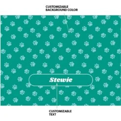 Frisco Personalized Paws Soft Fleece Cat & Dog Blanket, 30" X 40" -Chewy 304007 PT3. AC SS1800 V1637609345