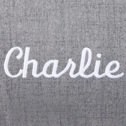 Frisco Personalized Knife Edge Bed, Dark Grey Linen, Large 8 Frisco Personalized Knife Edge Bed, Dark Grey Linen, Large -Chewy 311762 PT3. AC SS1800 V1630593996