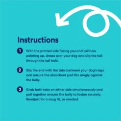 Frisco Washable Female Diaper -Chewy 315702 PT4. AC SS1800 V1699297906