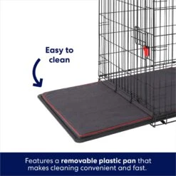 Frisco XX-Large Heavy Duty Enhanced Lock Double Door Wire Dog Crate, Fold & Carry Wire Dog Crate & Mat Kit, 54" -Chewy 318116 PT4. AC SS1800 V1634155019