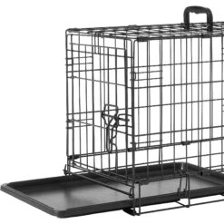 Frisco Eyelash Orthopedic Dog Crate Mat & Frisco Fold & Carry Single Door Collapsible Wire Dog Crate -Chewy 319010 PT5. AC SS1800 V1631628388