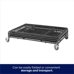 Frisco Ultimate Lightweight Heavy Duty Foldable & Stackable Steel Metal Single Door Dog Crate -Chewy 326416 PT3. AC SS1800 V1646859919