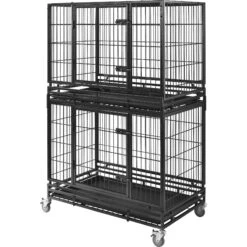 Frisco Ultimate Lightweight Heavy Duty Foldable & Stackable Steel Metal Single Door Dog Crate -Chewy 326416 PT5. AC SS1800 V1646859692