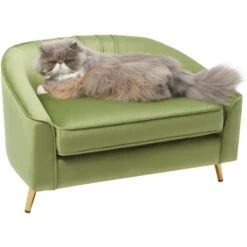 Frisco Elevated Curved Dog & Cat Sofa Bed With Removable Cover -Chewy 331628 PT2. AC SS1800 V1643928761