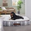 Frisco Farmhouse Rectangular Bolster Dog Bed W/ Removable Cover -Chewy 333868 MAIN. AC SS1800 V1658717800