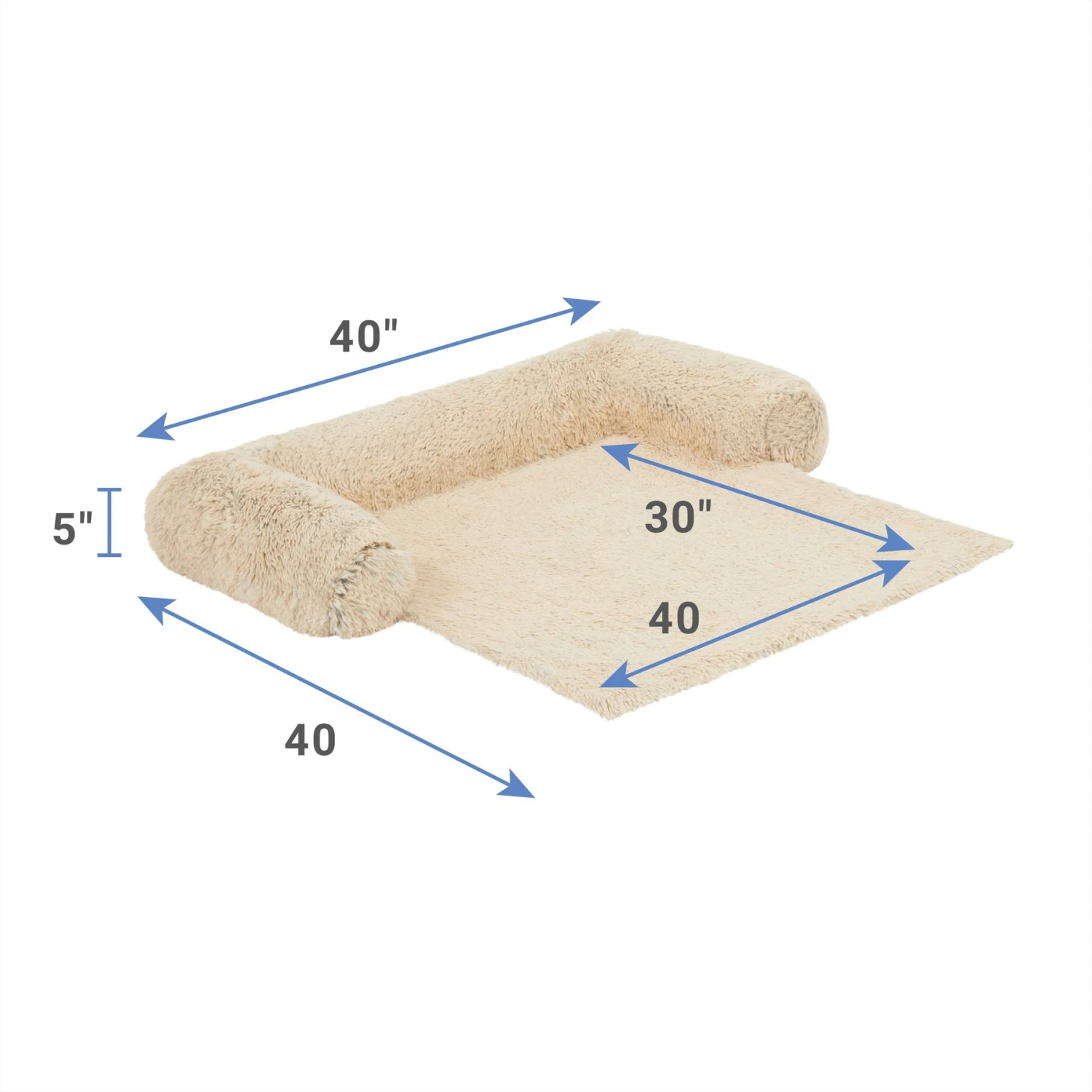 Frisco Dog & Cat Couch Cover With Bolsters 4 Frisco Dog & Cat Couch Cover With Bolsters - Image 2