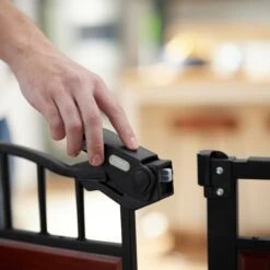 Frisco Wood Accents Extra Wide Auto-close Pet Gate, 30-in -Chewy 352631 PT4. AC SS1800 V1657747161