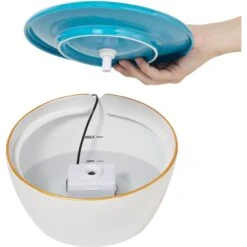 Frisco Ceramic Clouds Dog & Cat Fountain -Chewy 355803 PT3. AC SS1800 V1666109478