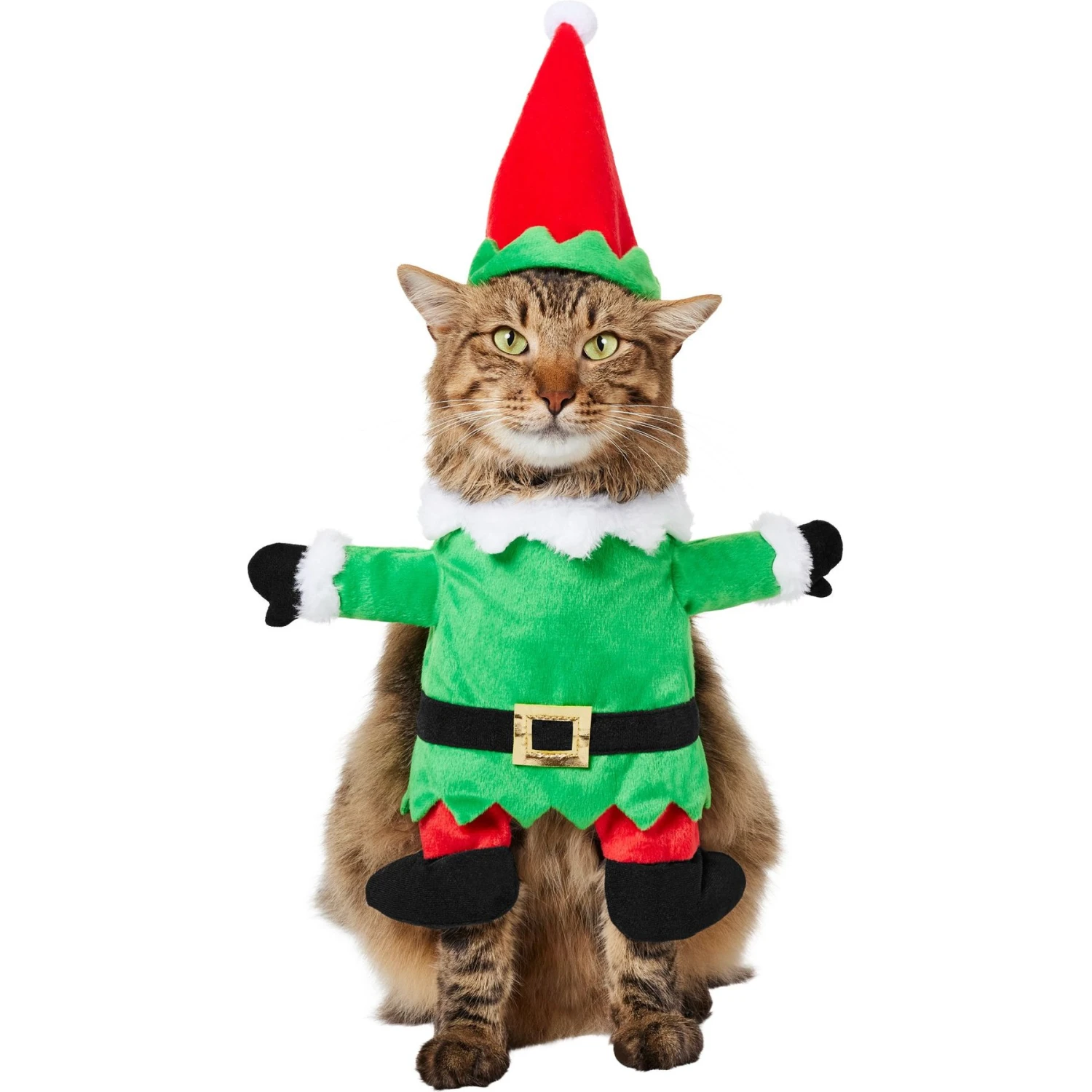 Frisco Front Walking Elf Dog & Cat Costume 3 Frisco Front Walking Elf Dog & Cat Costume