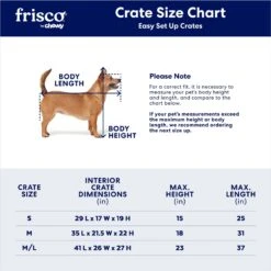 Frisco Easy Set-Up Wood Furniture Style Dog Crates -Chewy 363840 PT2. AC SS1800 V1685459494