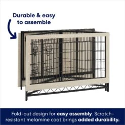 Frisco Easy Set-Up Wood Furniture Style Dog Crates -Chewy 363840 PT3. AC SS1800 V1685459481