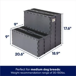 Frisco Foldable Cat & Dog Plastic Stairs, Grey 8 Frisco Foldable Cat & Dog Plastic Stairs, Grey -Chewy 540726 PT1. AC SS1800 V1677161122