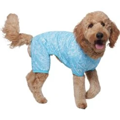 Frisco Blue Ocean Waves Dog & Cat Jersey PJs 10 Frisco Blue Ocean Waves Dog & Cat Jersey PJs -Chewy 556142 PT3. AC SS1800 V1674829131