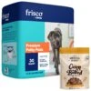 Frisco Premium Giant Dog Training & Potty Pads & American Journey Peanut Butter Recipe Grain-Free Oven Baked Crunchy Biscuit Dog Treats -Chewy 678502 MAIN. AC SS1800 V1681306585