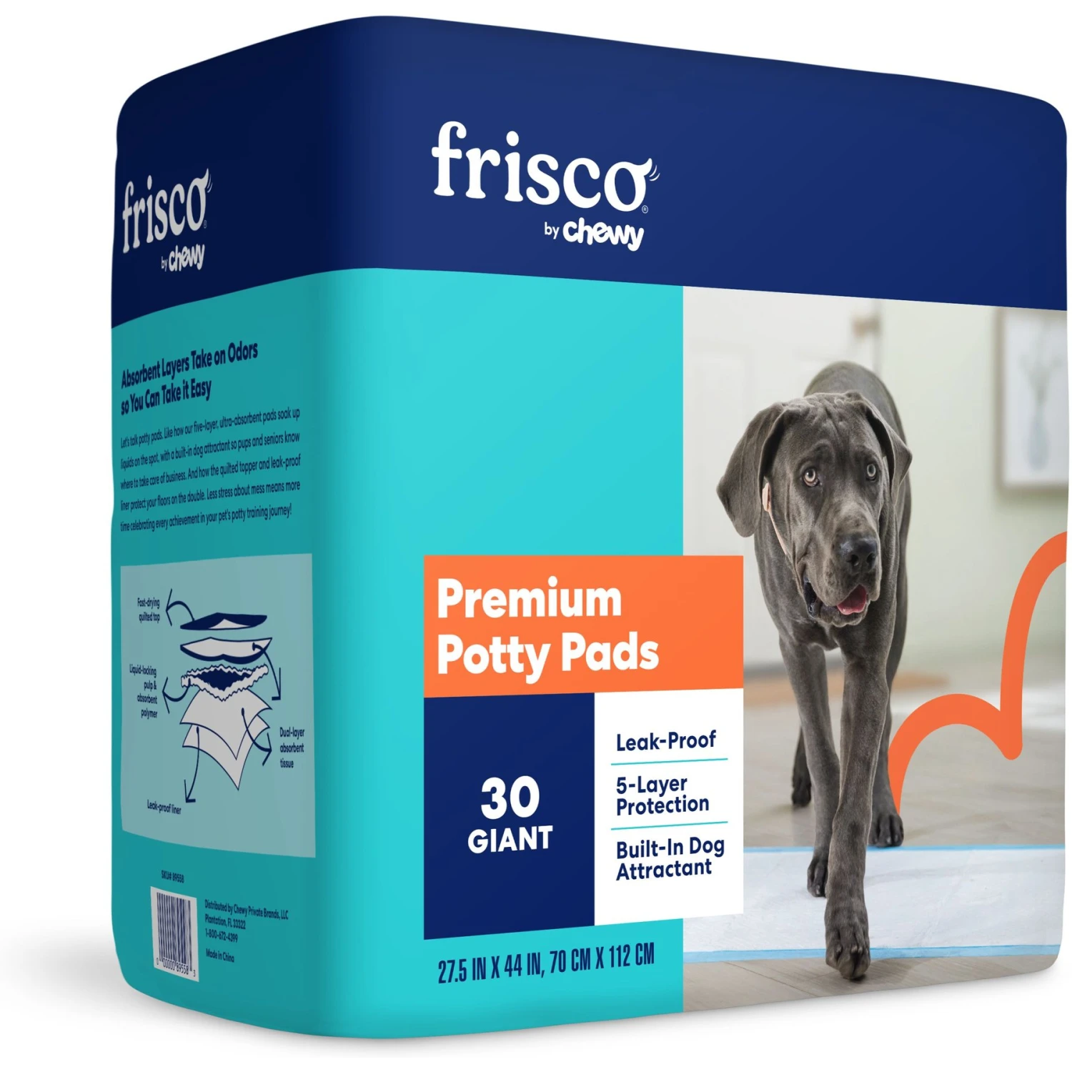 Frisco Premium Giant Dog Training & Potty Pads & American Journey Peanut Butter Recipe Grain-Free Oven Baked Crunchy Biscuit Dog Treats 4 Frisco Premium Giant Dog Training & Potty Pads & American Journey Peanut Butter Recipe Grain-Free Oven Baked Crunchy Biscuit Dog Treats - Image 2