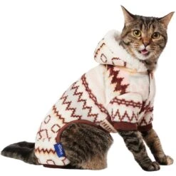 Frisco Fairisle Cozy Plush Fleece Dog & Cat PJs, Cream -Chewy 719006 PT2. AC SS1800 V1692193106