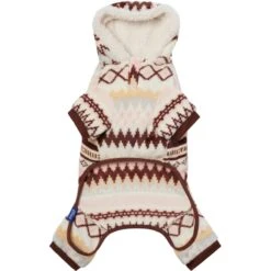 Frisco Fairisle Cozy Plush Fleece Dog & Cat PJs, Cream -Chewy 719006 PT5. AC SS1800 V1692720254