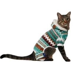 Frisco Fairisle Cozy Plush Fleece Dog & Cat PJs, Green -Chewy 719054 PT2. AC SS1800 V1692193162