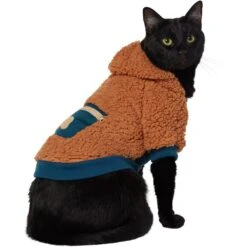 Frisco Wubby Textured Fleece Dog & Cat Hoodie W/ Pocket -Chewy 742510 PT2. AC SS1800 V1692203513