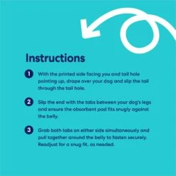 Frisco Washable Female Dog Diaper -Chewy 862830 PT4. AC SS1800 V1698950164