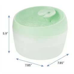 Frisco Whimsical Leaf Round Dog & Cat Fountain & Frisco Pet Fountain Replacement Filters -Chewy 933558 PT2. AC SS1800 V1692305202