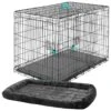 Frisco Heavy Duty Enhanced Lock Double Door Fold & Carry Wire Dog Crate & Mat Kit & MidWest Quiet Time Fleece Dog Crate Mat 1 Frisco Heavy Duty Enhanced Lock Double Door Fold & Carry Wire Dog Crate & Mat Kit & MidWest Quiet Time Fleece Dog Crate Mat -Chewy 947398 MAIN. AC SS1800 V1693924195
