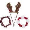 Frisco Jingle Bells Dog & Cat Holiday Collar With Bells, 1 Count & Frisco Holiday Antler Headband & Bell Collar Dog & Cat Costume -Chewy 986294 MAIN. AC SS1800 V1698258174